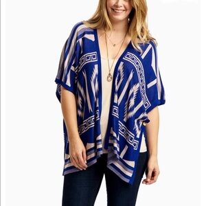 Umgee Tribal Kimono in Cobalt Size S/M